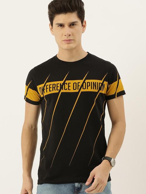 round neck chest printed t-shirt - 20750748 - Very Small Image - 1