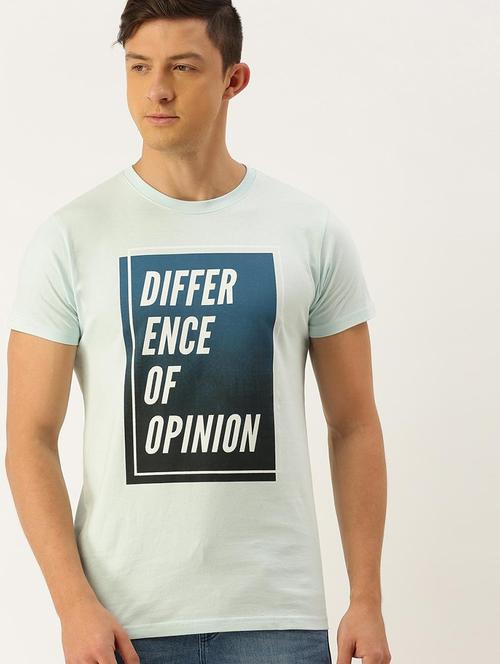 round neck chest printed t-shirt - 20750763 - Very Small Image - 1