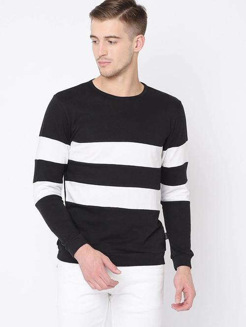 round neck color blocked t-shirt - 20750882 - Very Small Image - 1