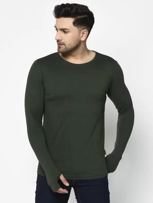 green cotton plain tshirt - 20750886 - Very Small Image - 1