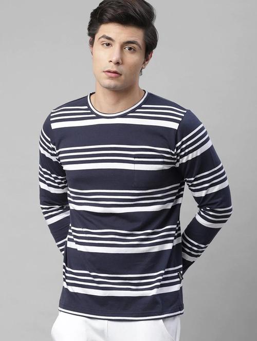 blue cotton t-shirt - 20750938 - Very Small Image - 1