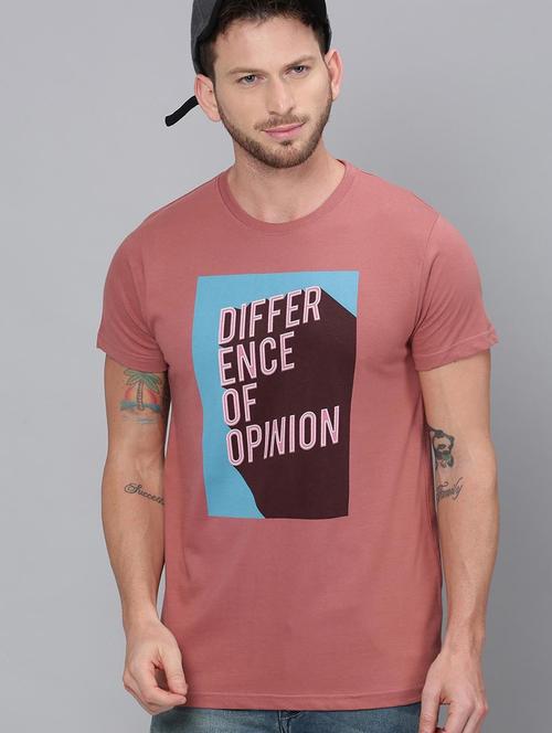 round neck chest printed t-shirt - 20750952 - Very Small Image - 1