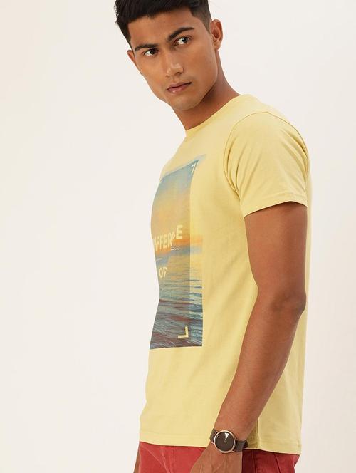 yellow cotton t-shirt - 20751039 - Very Small Image - 1