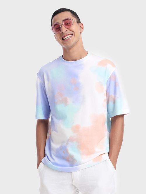 round neck tie&dye t-shirt - 20751063 - Very Small Image - 1