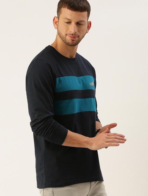 round neck chest printed t-shirt - 20751067 - Very Small Image - 1
