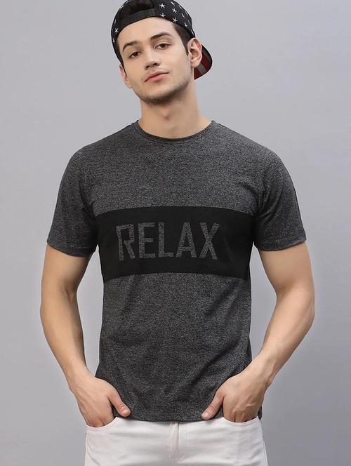 round neck chest printed t-shirt - 20751081 - Very Small Image - 1