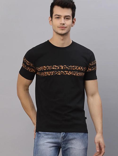 round neck chest printed t-shirt - 20751096 - Very Small Image - 1
