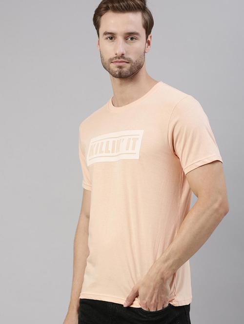 rosewater cotton chest print tshirt - 20751219 - Very Small Image - 1