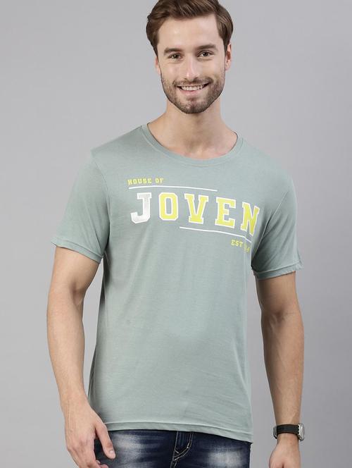 round neck chest printed t-shirt - 20751256 - Very Small Image - 1