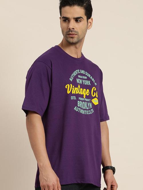 round neck chest printed t-shirt - 20751341 - Very Small Image - 1