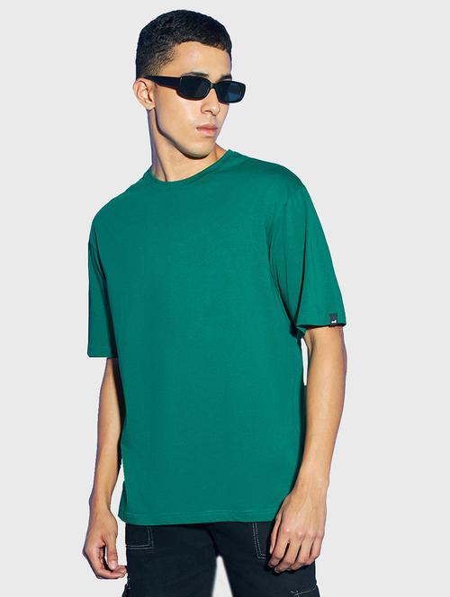 green cotton plain tshirt - 20751386 - Very Small Image - 1
