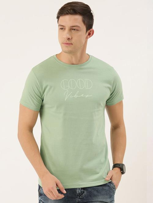 neo mint cotton plain t-shirt - 20751595 - Very Small Image - 1