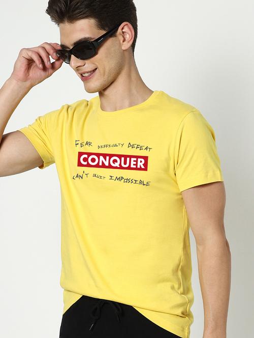 round neck chest printed t-shirt - 20751689 - Very Small Image - 1