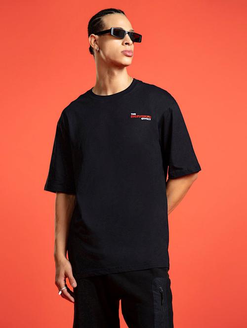 black cotton t-shirt - 20751904 - Very Small Image - 1