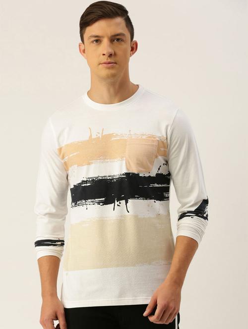 white cotton t-shirt - 20752200 - Very Small Image - 1