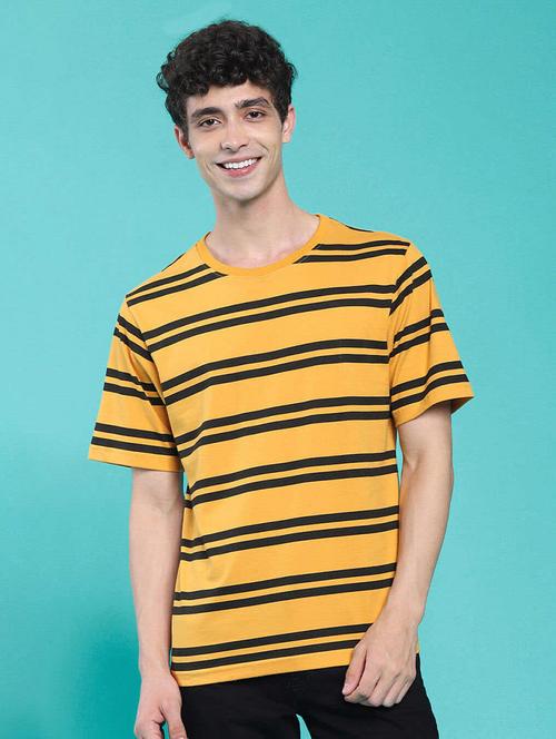 round neck striped t-shirt - 20752394 - Very Small Image - 1