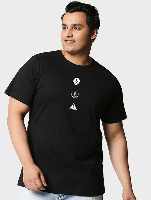 black cotton t-shirt - 20752786 - Very Small Image - 1