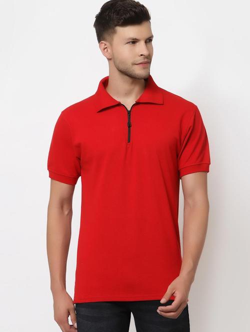 red cotton plain tshirt - 20752880 - Very Small Image - 1