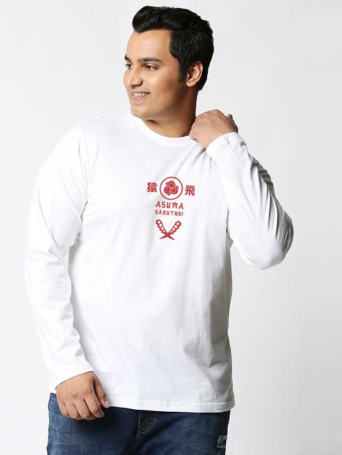 round neck back printed t-shirt - 20752947 - Very Small Image - 1