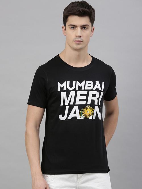 round neck chest printed t-shirt - 20753057 - Very Small Image - 1