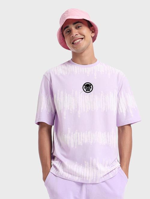 lavender cotton printed t-shirt - 20753115 - Very Small Image - 1