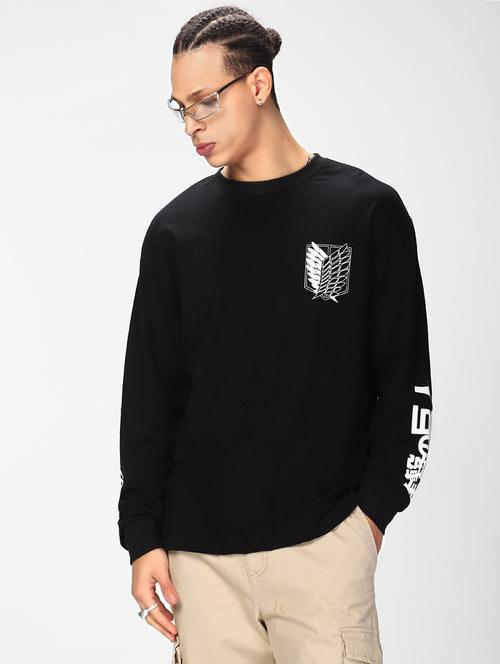round neck back printed t-shirt - 20753739 - Very Small Image - 1