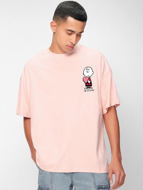 pink cotton plain tshirt - 20753824 - Very Small Image - 1