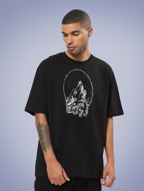 round neck chest printed t-shirt - 20753918 - Very Small Image - 1