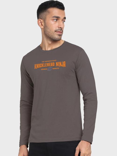 round neck back printed t-shirt - 20753959 - Very Small Image - 1