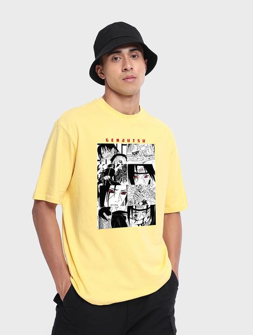 yellow cotton plain tshirt - 20753996 - Very Small Image - 1