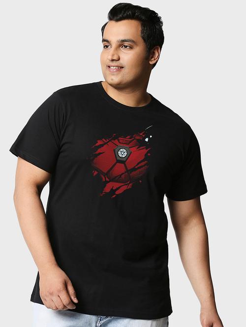 round neck chest printed t-shirt - 20754010 - Very Small Image - 1