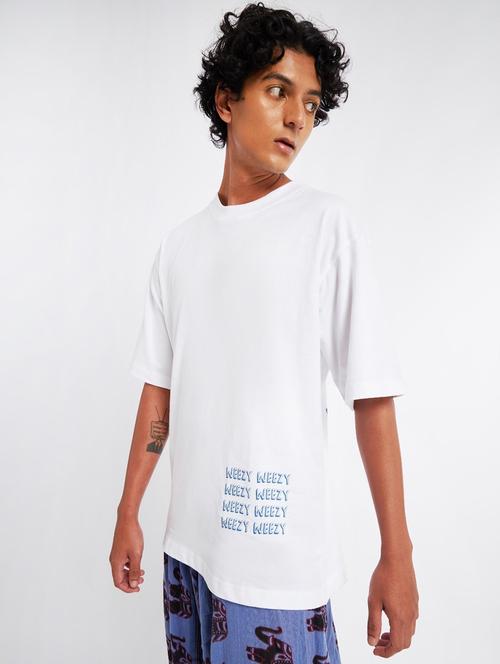 round neck back printed t-shirt - 20754077 - Very Small Image - 1