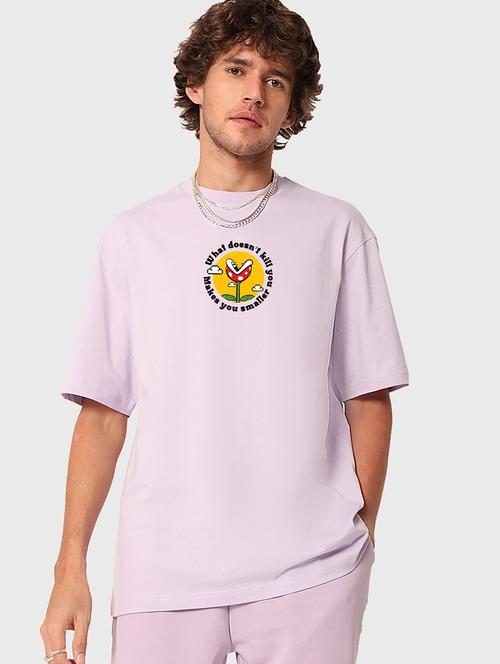 lavender cotton printed t-shirt - 20754128 - Very Small Image - 1