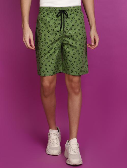 men mid rise printed shorts - 20755297 - Very Small Image - 1