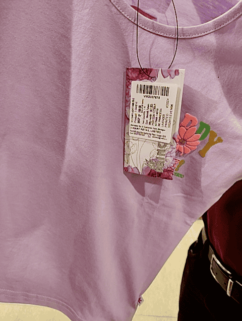 lavender cotton single jersey tshirt - 20755467 - Very Small Image - 1