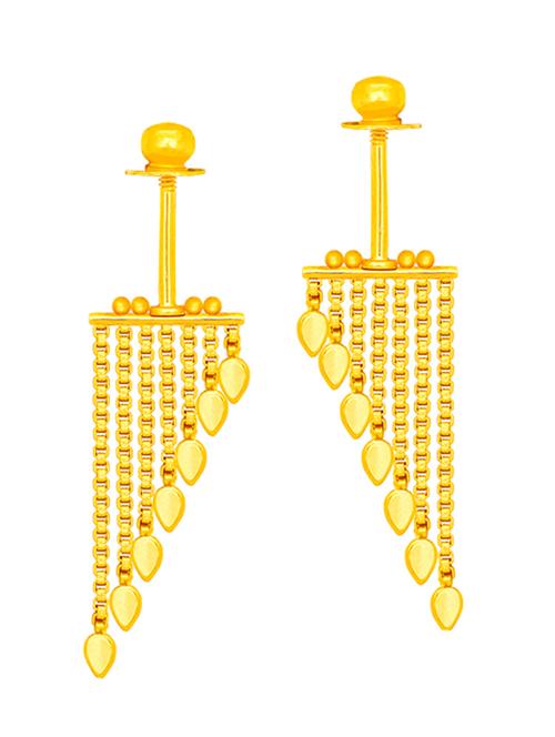 traditional collection of micron plated drop earrings - 20757510 - Very Small Image - 1