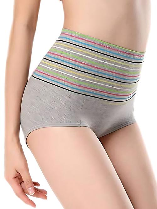 grey nylon shaper brief - 20758579 - Very Small Image - 1