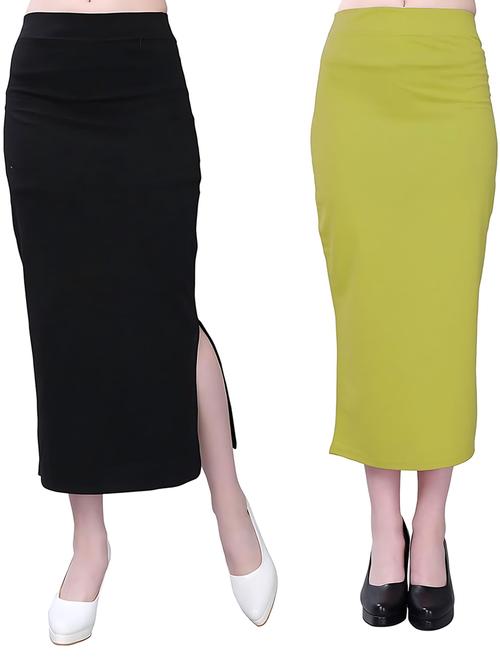 pack of 2 women solid saree shaper - 20758929 - Very Small Image - 1