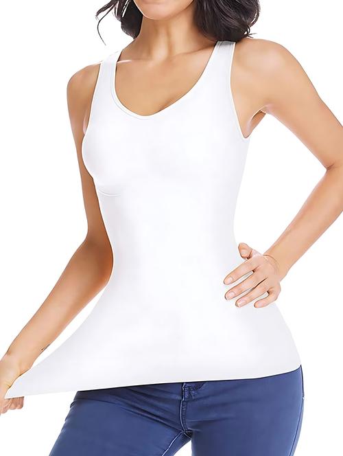white nylon shaper camisoles - 20759014 - Very Small Image - 1