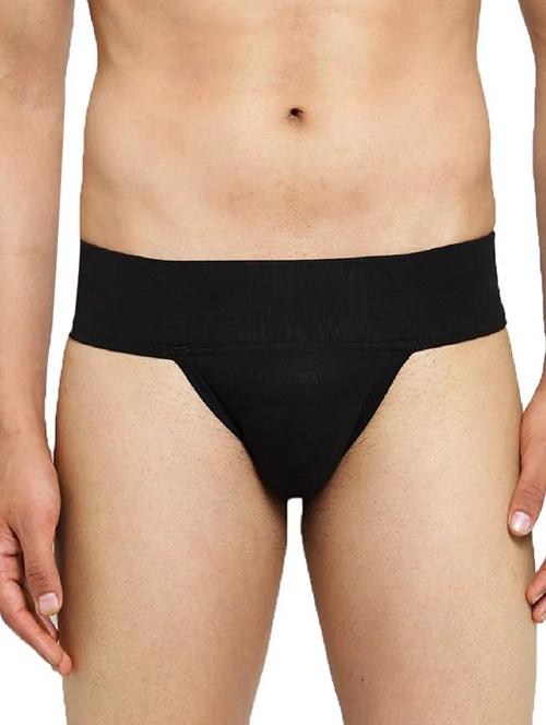 black solid hipster brief - 20762026 - Very Small Image - 1