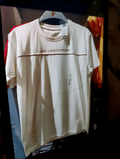 off white fancy fabric tshirt - 20764330 - Very Small Image - 1
