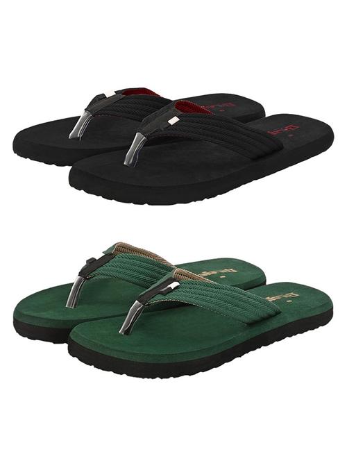 mens set of 2 toe separator slippers - 20765704 - Very Small Image - 1