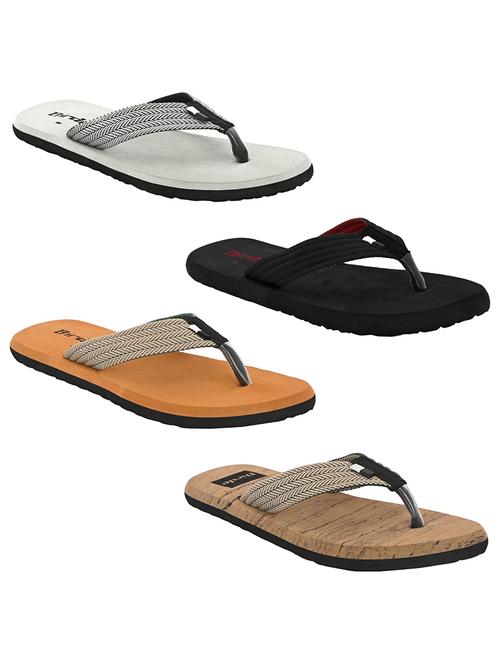 men set of 4 slip on flip flop - 20765767 - Very Small Image - 1
