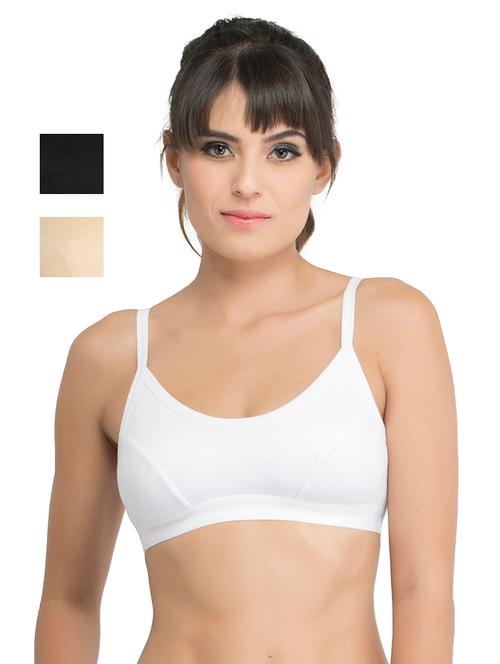 pack of 3 solid sports bra - 20767142 - Very Small Image - 1