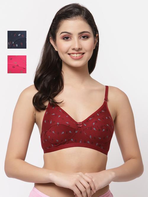 pack of 3 printed t-shirt bra - 20767153 - Very Small Image - 1
