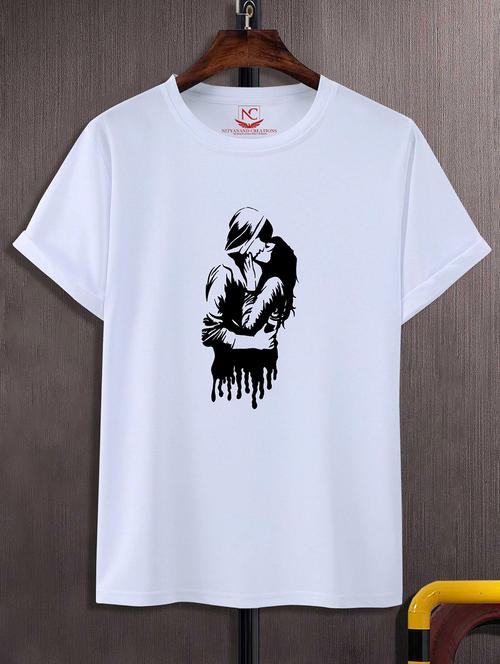 unisex graphic printed round neck tshirt - 20768374 - Very Small Image - 1