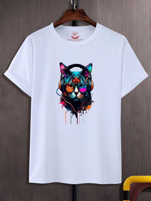 unisex graphic printed round neck tshirt - 20768387 - Very Small Image - 1