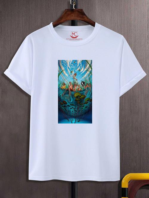 unisex graphic printed round neck tshirt - 20768392 - Very Small Image - 1