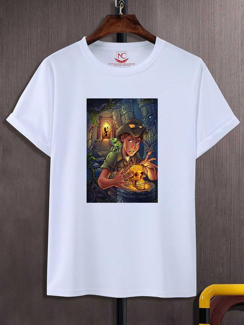 unisex graphic printed round neck tshirt - 20768400 - Very Small Image - 1
