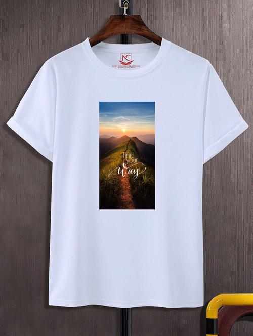 unisex graphic printed round neck tshirt - 20768402 - Very Small Image - 1